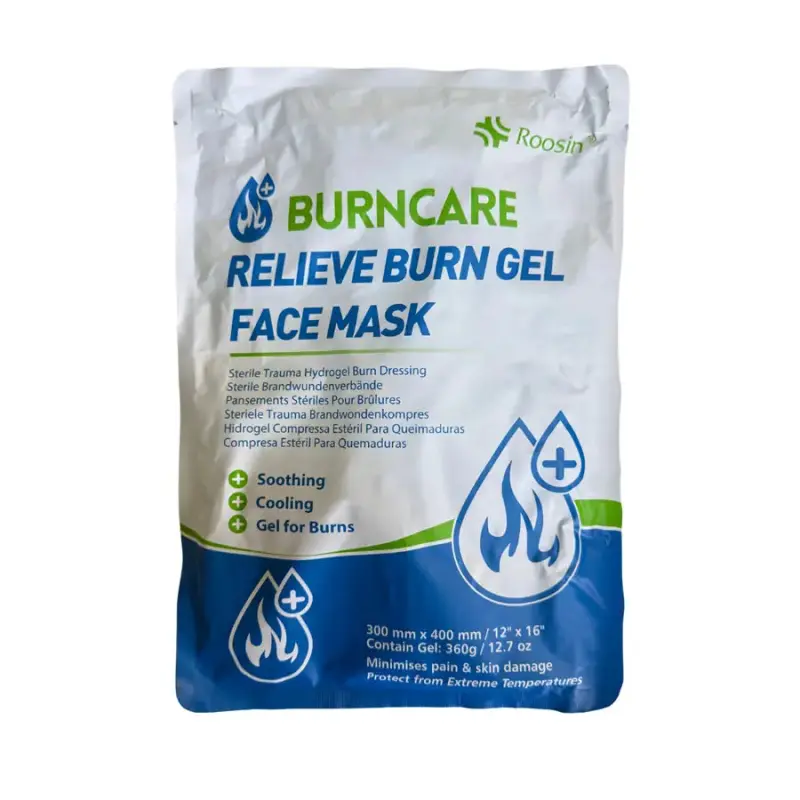 Hydrogel Burn Face Mask Dressing